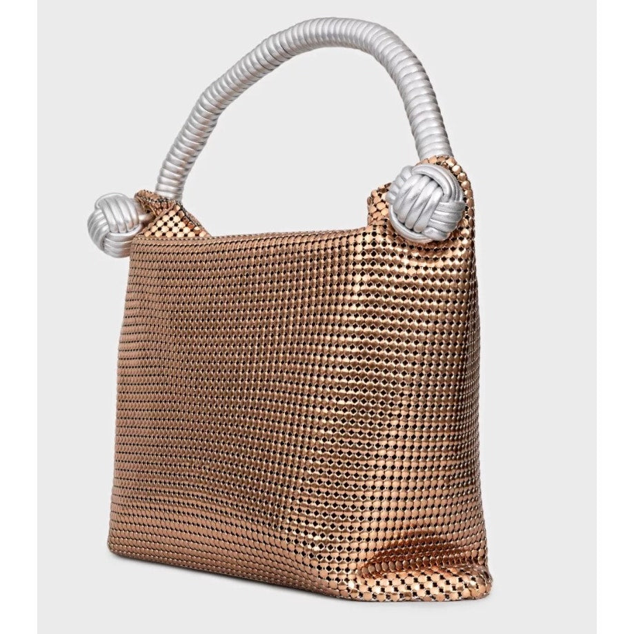NWOT Paco Rabanne Gold Metal Shoulder Bag pre-owned