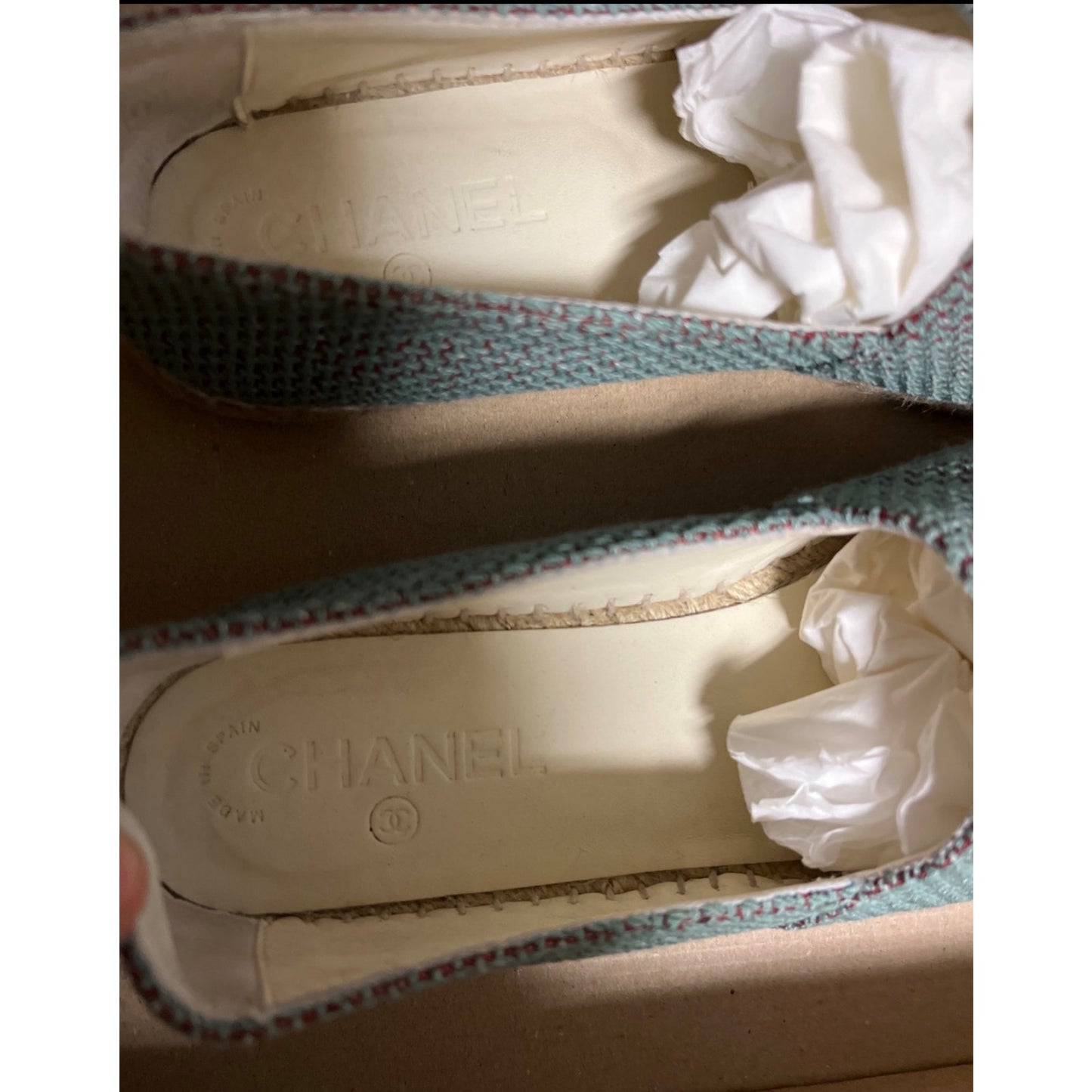 Chanel Sequin-Embellished Espadrilles - Size 40 Pre-owned