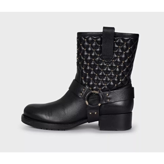 Valentino Rockstud Leather Ankle Boots - EU 36.5 Pre-owned