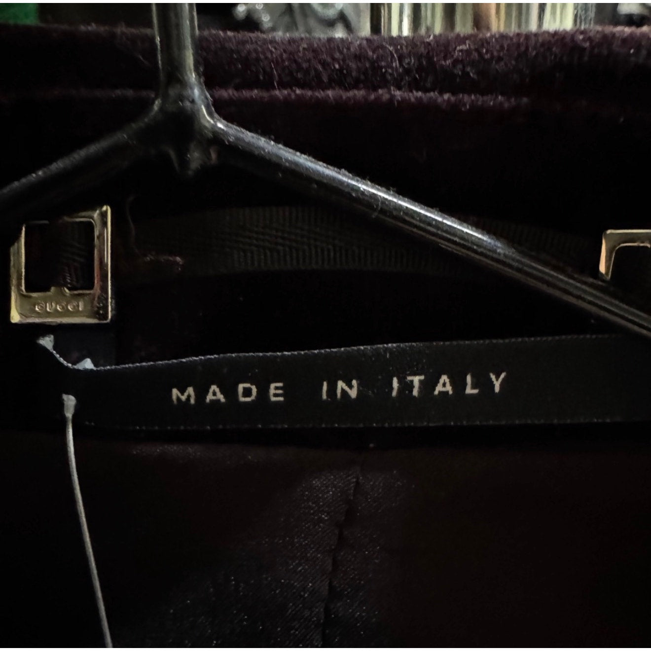 Gucci Purple Velvet Fitted Jacket - Italian Size 38/XS Pre-owned