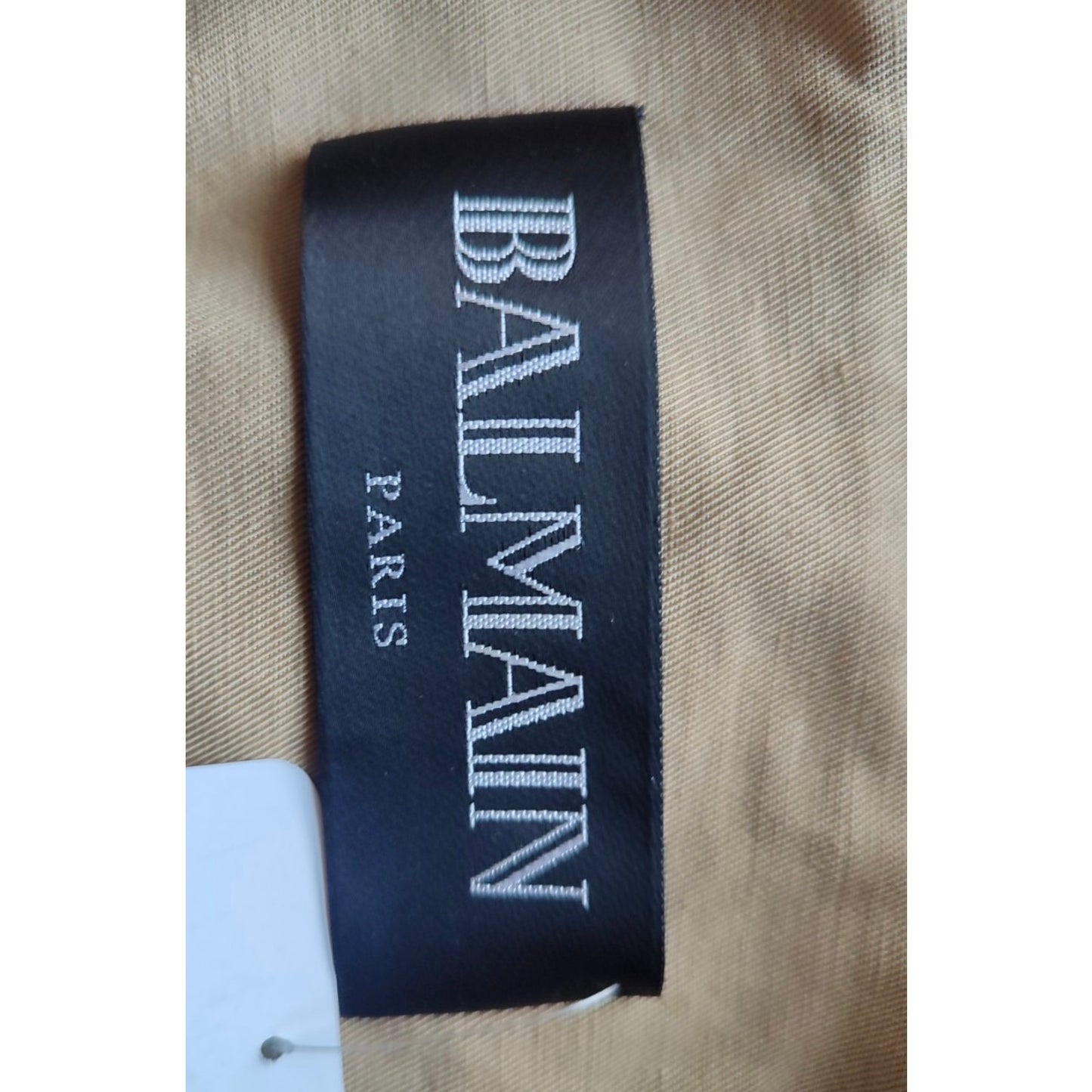 Balmain Beige Cotton-Linen Suit with Shorts Sz. FR36 / S Pre-owned