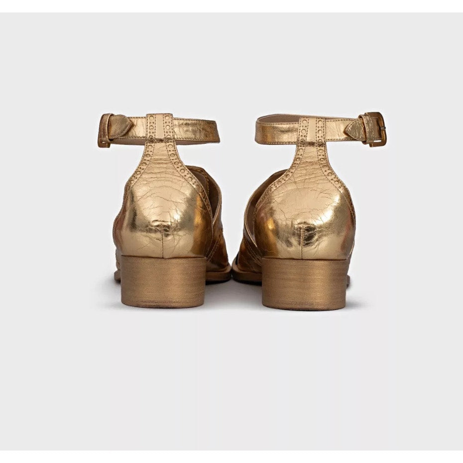 Chanel CC Logo Calfskin & Suede Oxfords  Sz. 40.5 Pre-owned