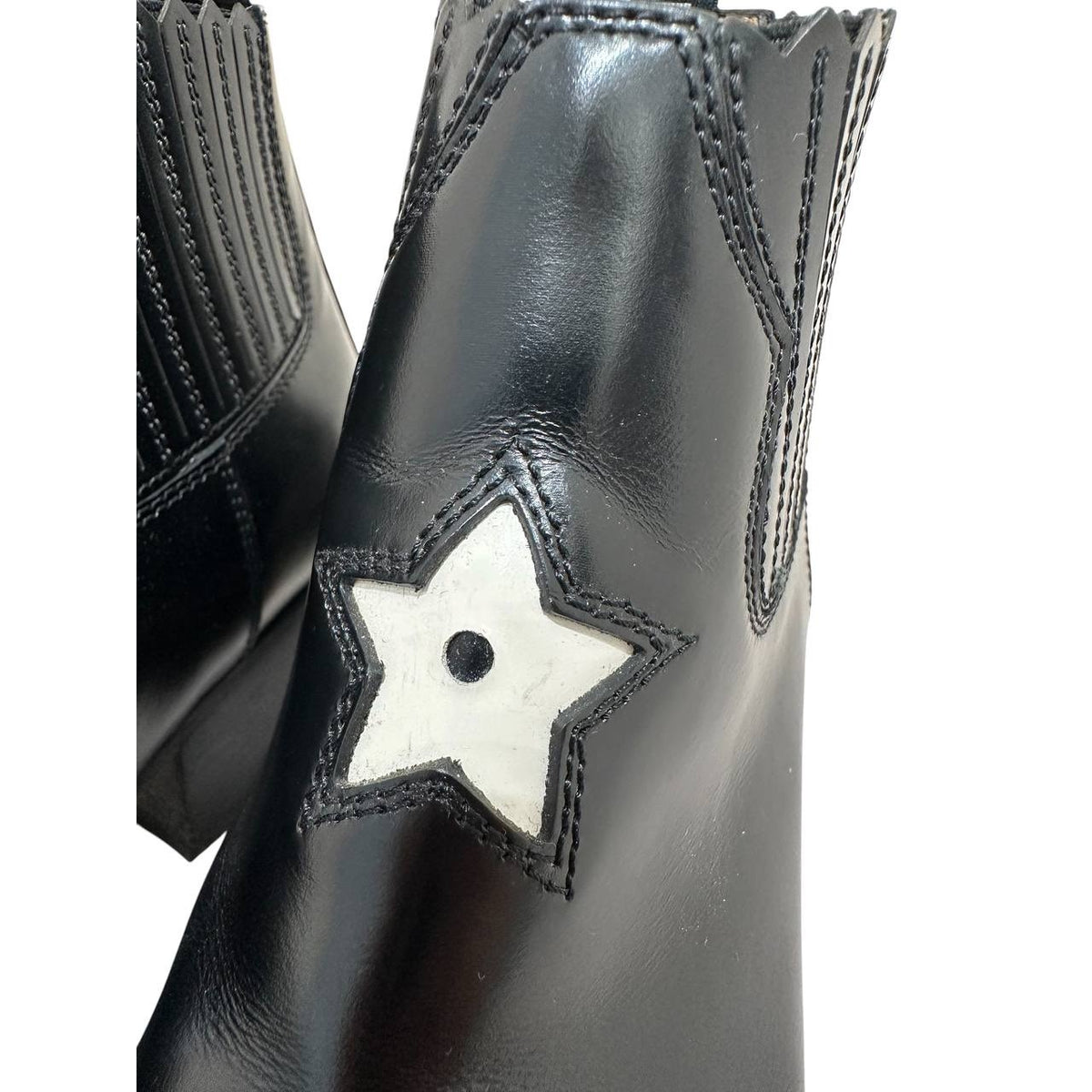 Christian Dior J'Adior L.A. Star Leather Ankle Boots Sz.37.5 Pre-owned