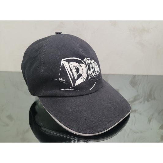 Dior Logo Print Black Cotton Baseball Cap - Size S Pre-owned