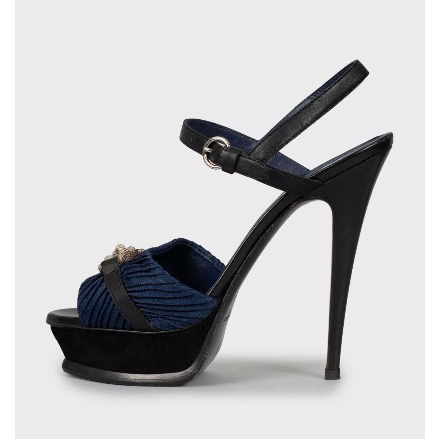 Saint Laurent Tribute Multicolor High Heel Sandals - Size 40 pre-owned