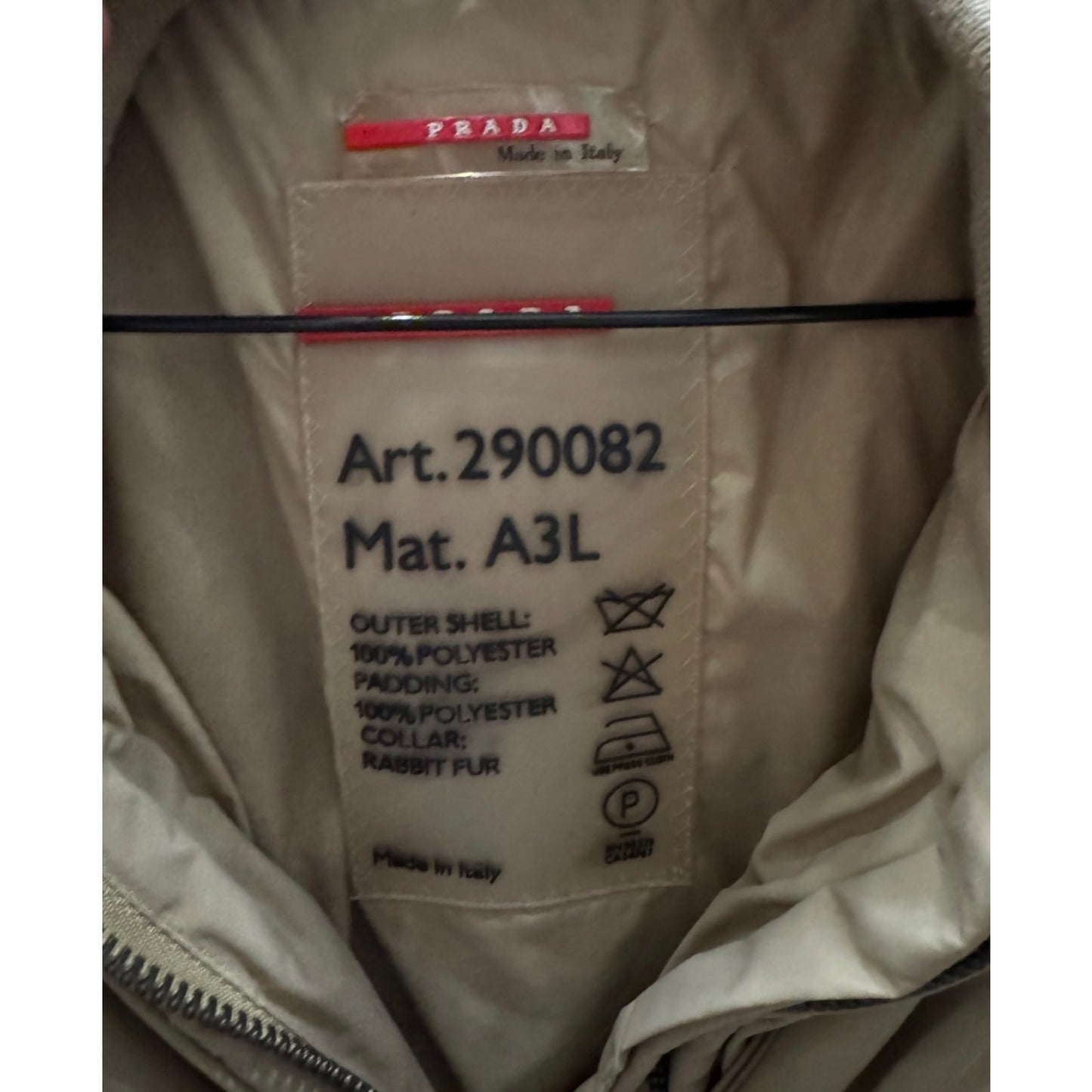 Prada Beige Vest with Removable Elements IT40 S Pre-owned