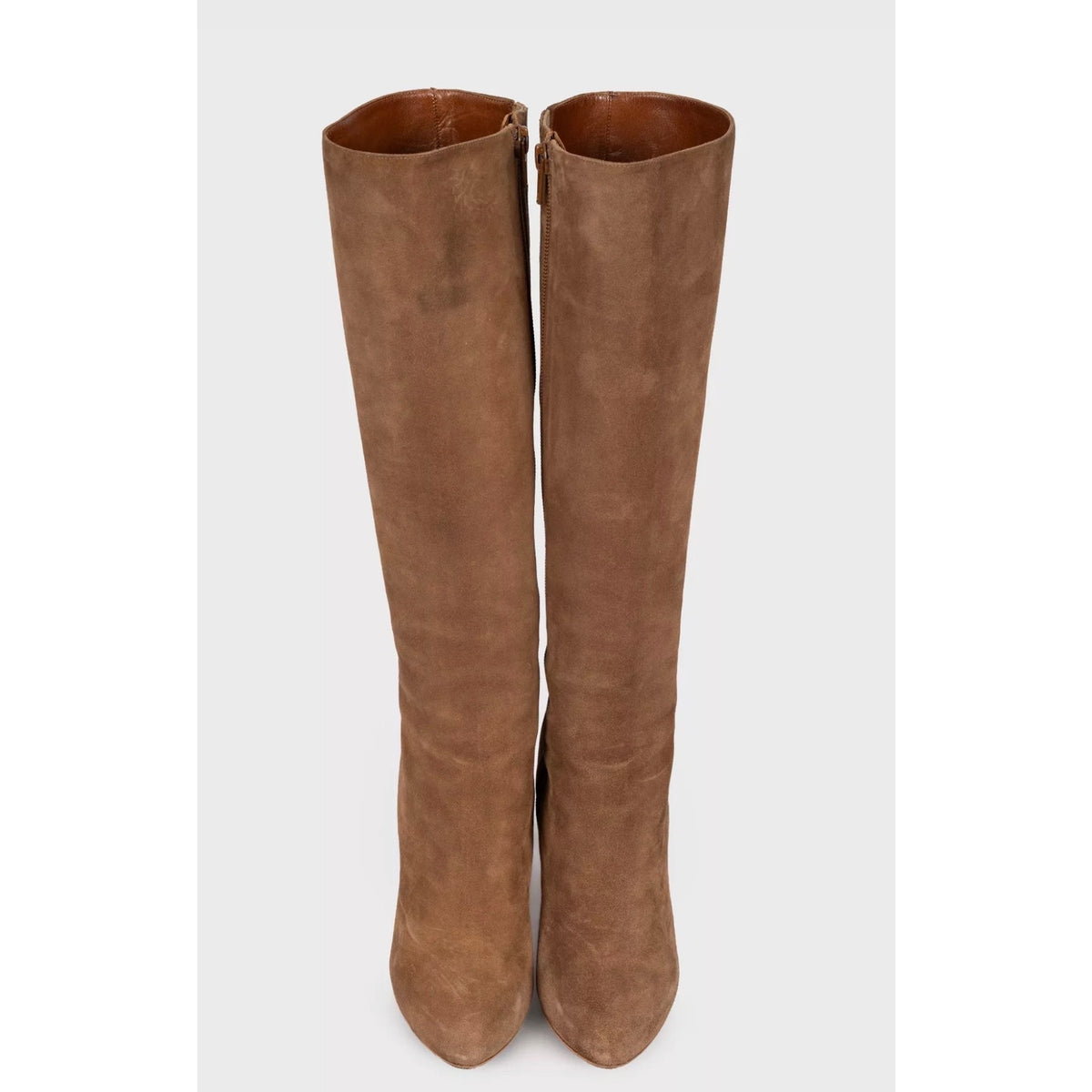 Christian Louboutin Brown Suede Knee-High Boots Sz.36 Pre-owned