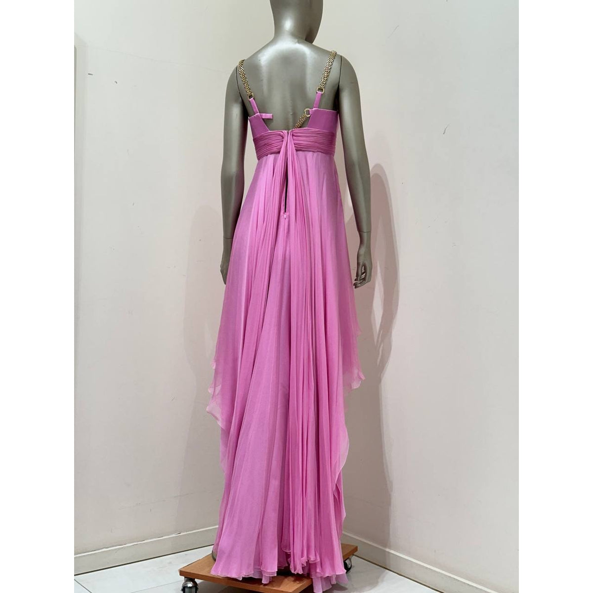 Gianni Versace Pink Runway Evening Dress IT 40 Pre-owned