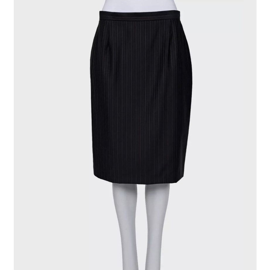 Christian Dior Black Striped Wool Suit FR44 XXL Pre-owned