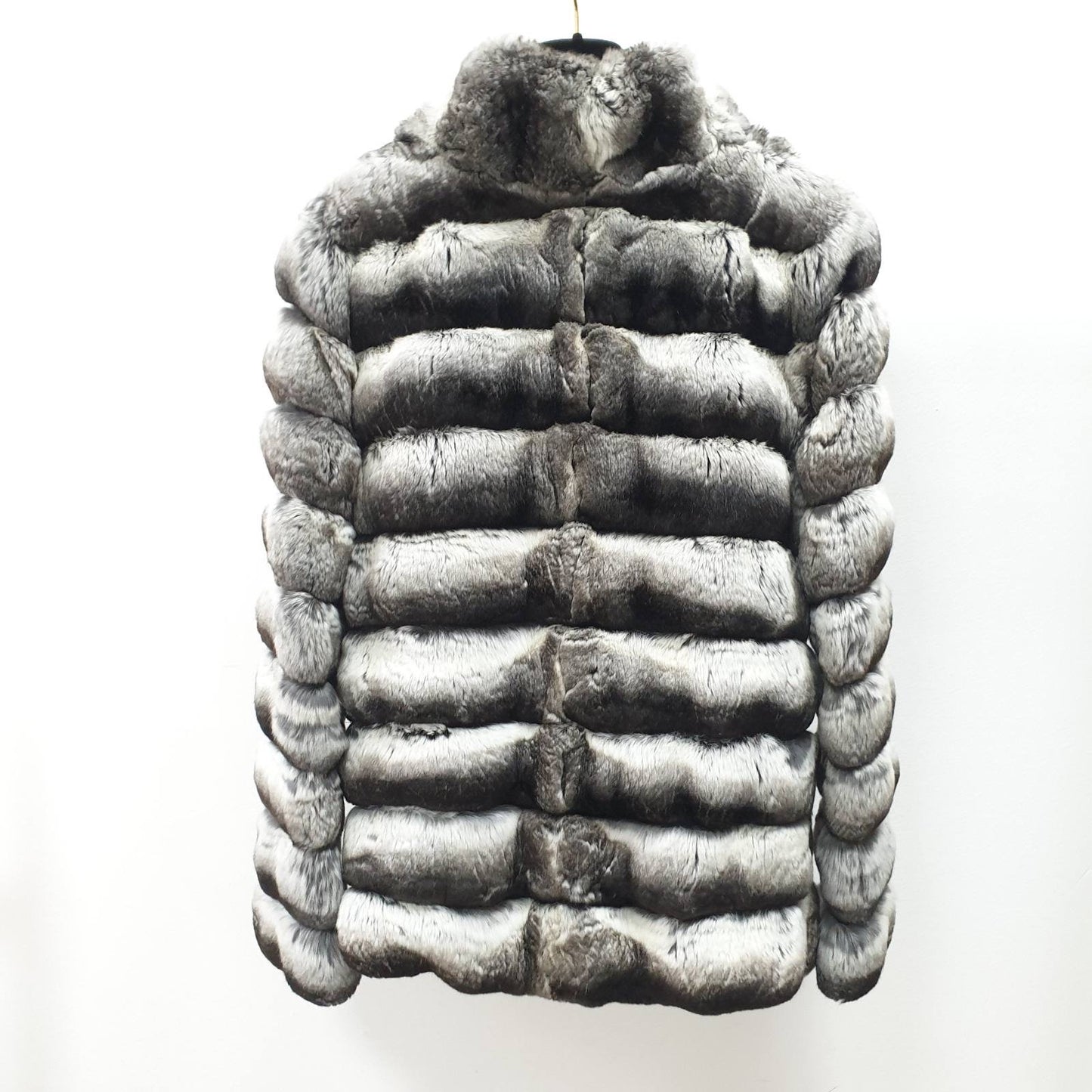 Natesse Chinchilla Fur Coat - Size L Pre-owned