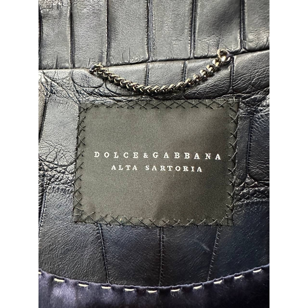 Dolce & Gabbana Alta Sartoria Navy Jacket Pre-owned