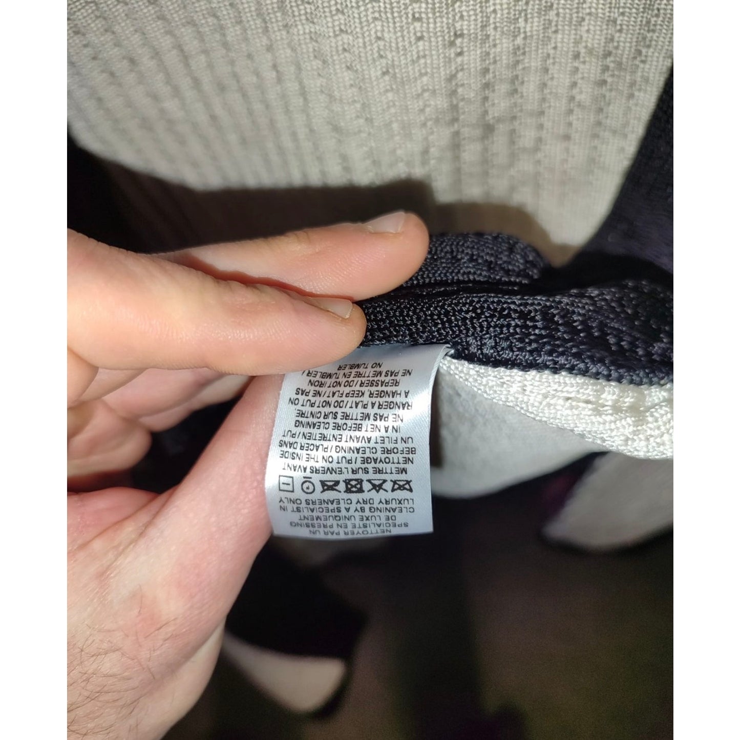 NWOT Balmain White Long Cardigan with Belt - EU36/S Pre-owned
