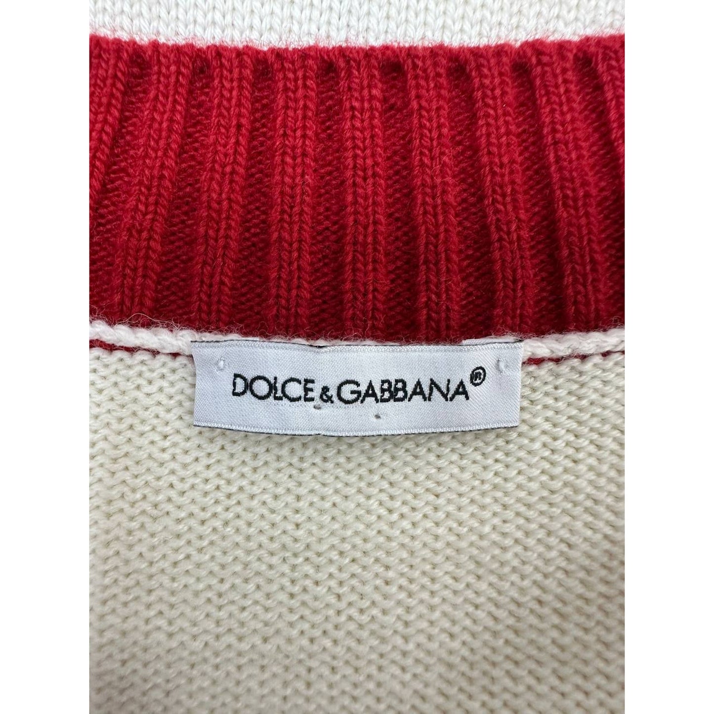 Dolce & Gabbana Kid's Diamond-patterned Vest Sleeveless Sweater Sz.9-10 years Pre-owned