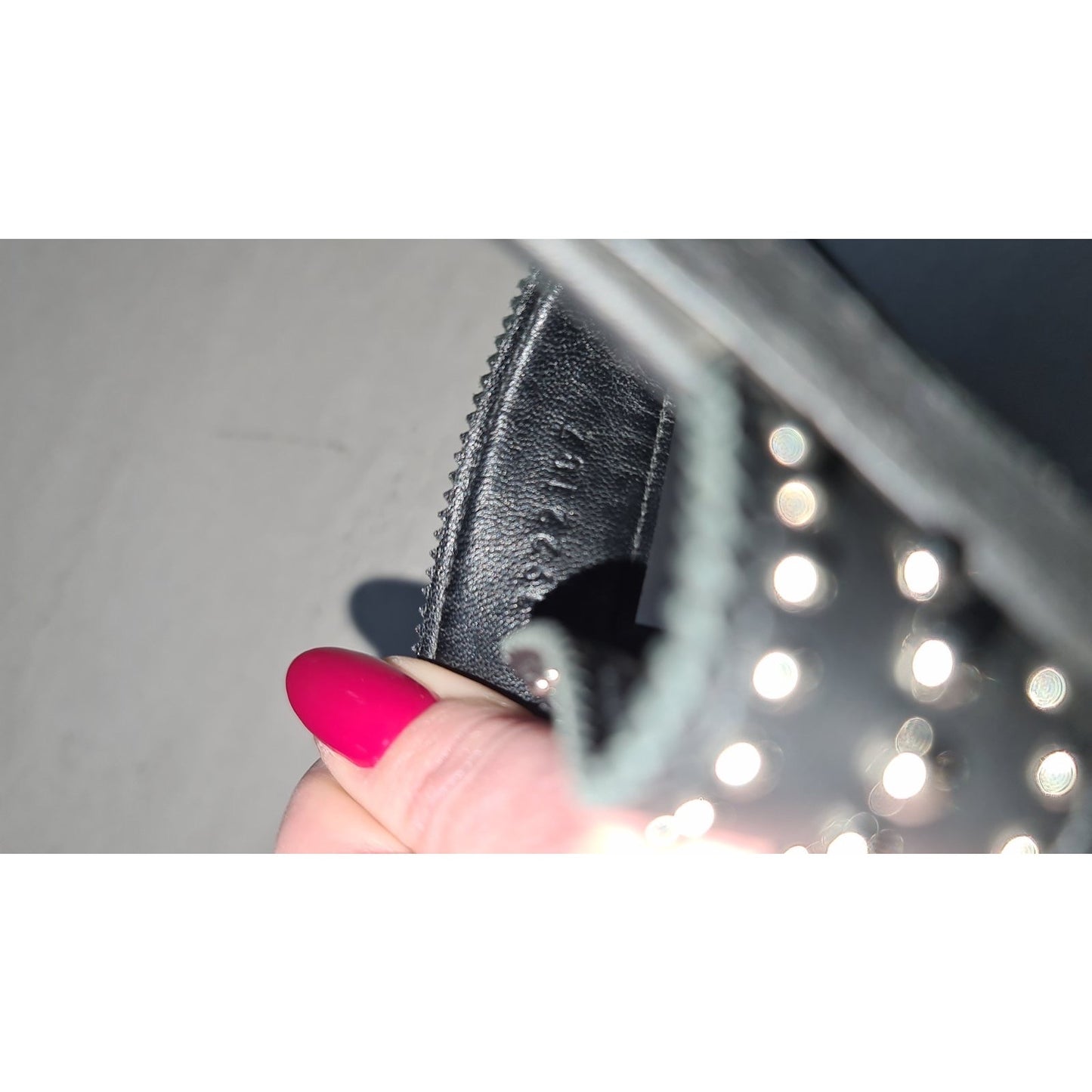 Hermes Black Leather Santorini Ankle Wrap Sandals Size 37 pre-owned