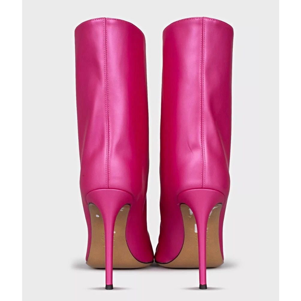 NWB Alexandre Vauthier Raquel 105 Pink Ankle Boots - EU 40 Pre-owned
