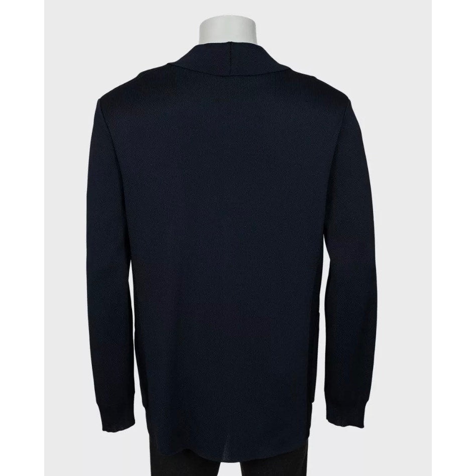 Balmain Men's Blue Double Breasted Viscose Cardigan XL Pre-owned