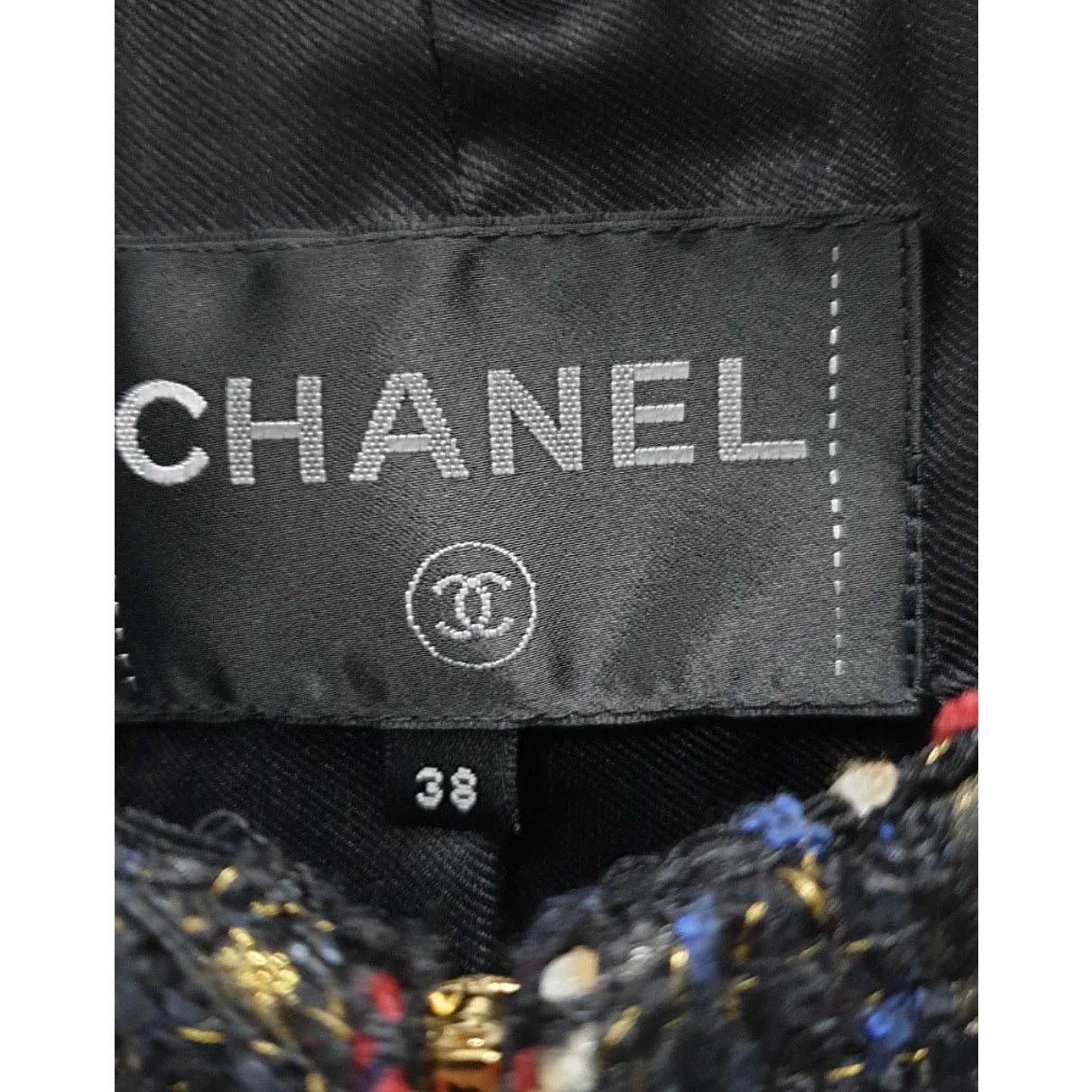 CHANEL 17A Paris-Cosmopolite Tweed Jacket Sz.38 Pre-owned