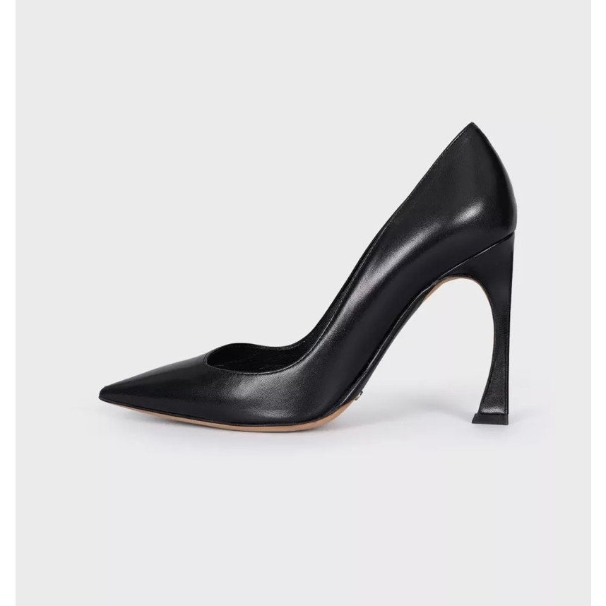 Christian Dior Black Leather Pointed Toe Pumps Sz.36.5 Pre-owned