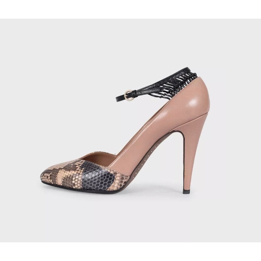 Valentino Beige Leather  Stiletto Pumps EU 40 Pre-owned