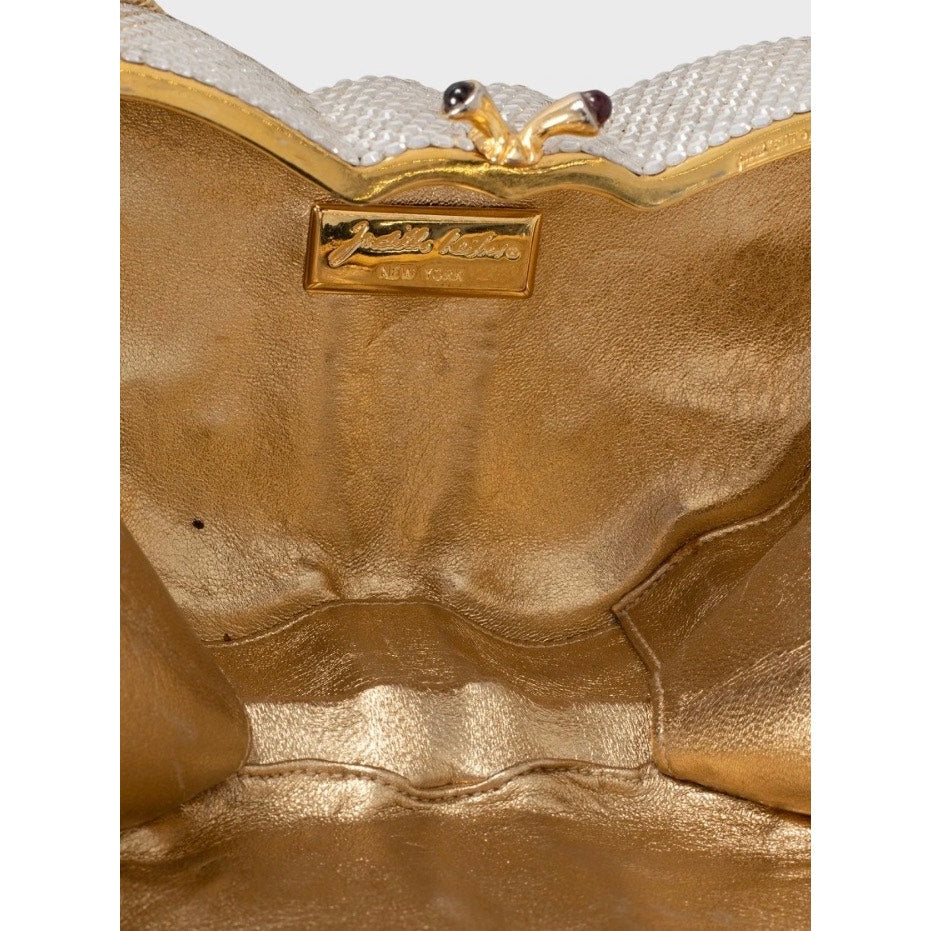 Judith Leiber Butterfly Crystal Clutch Bag Pre-owned