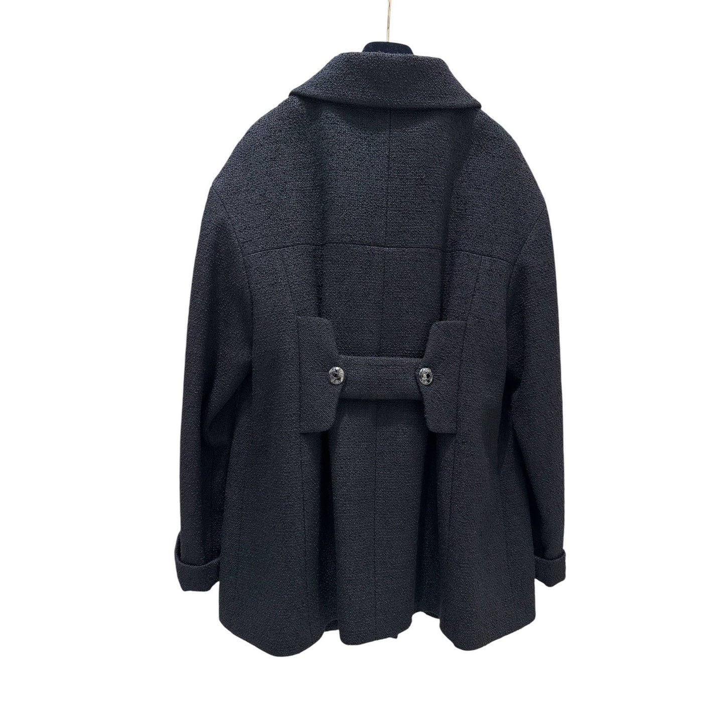 Chanel Black Bouclé Jacket & Dress Set - FR 48 Pre-owned