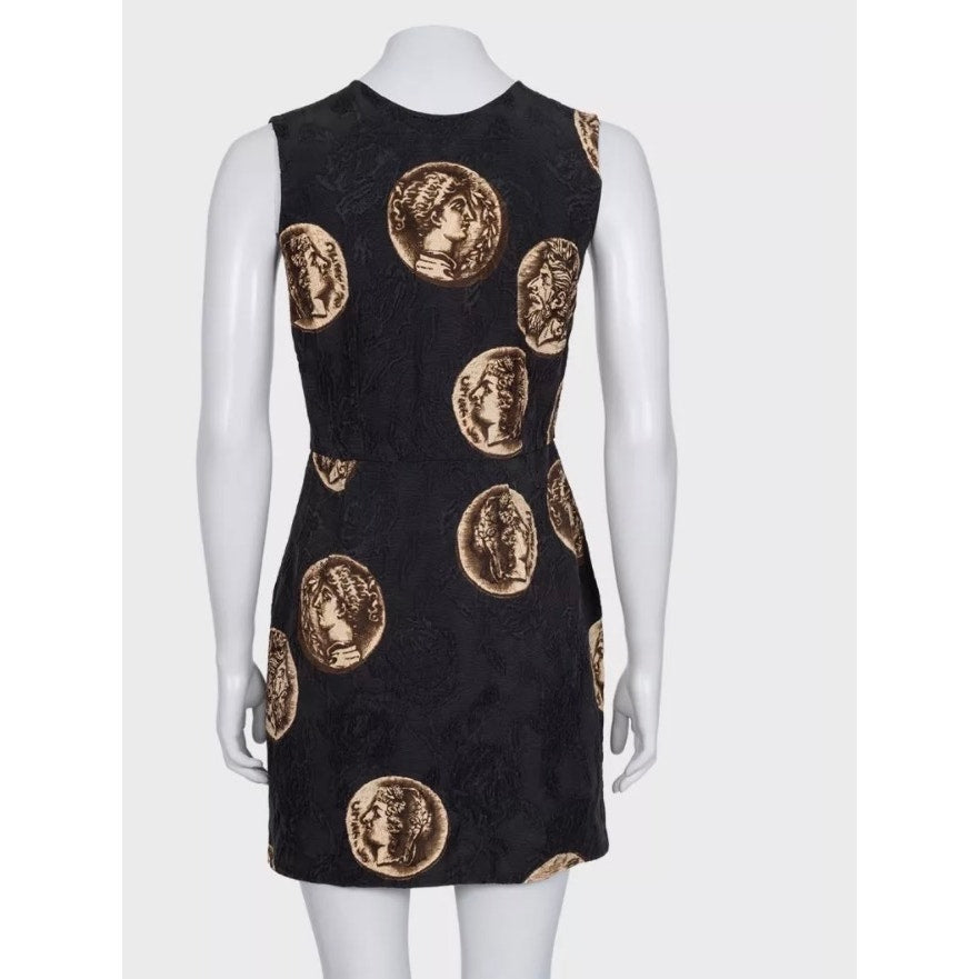 Dolce & Gabbana SS14 Black Fitted Dress Sz.42/M pre-owned