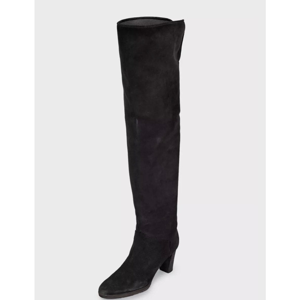 Loro Piana Brown Suede Heeled Boots - EU 39 Pre-owned