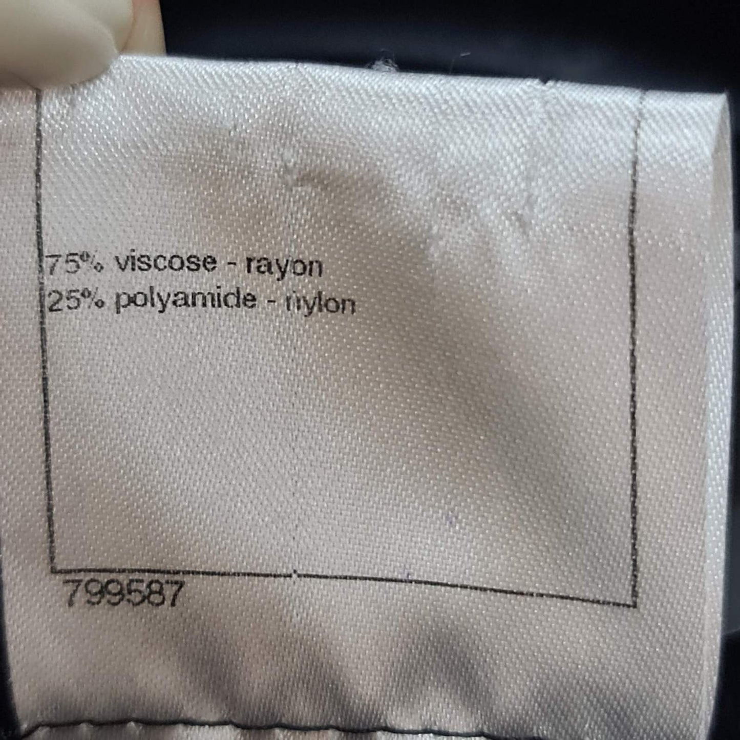 Chanel Black Knit Jacket Size 38 Pre-owned