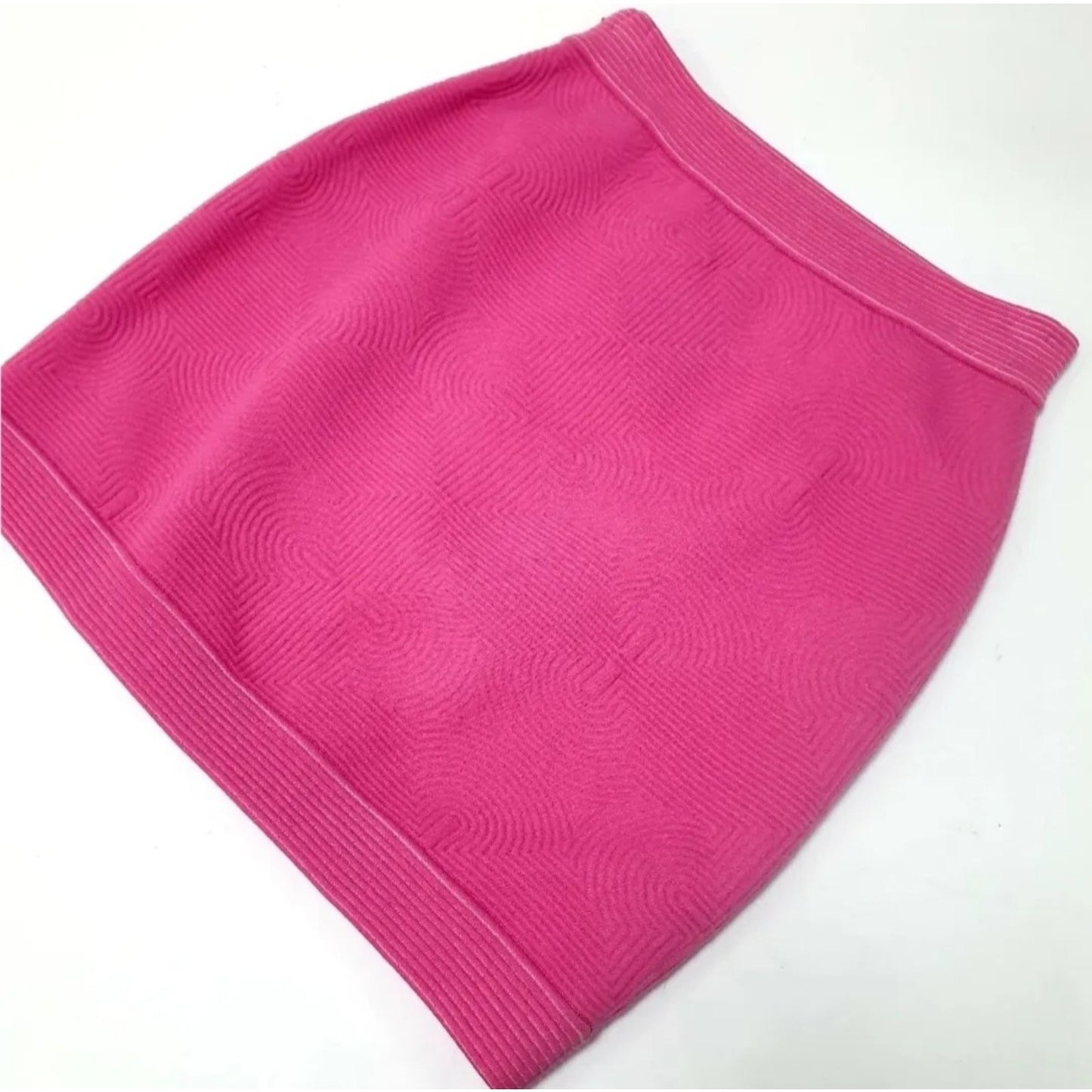 Chanel Pink Cotton Mini Skirt sz.40 Pre-owned