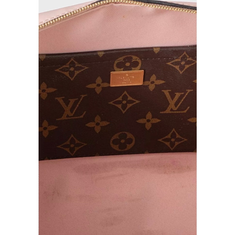 Louis Vuitton Miroir Venice Pink Leather Canvas Bag Pre-owned