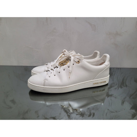 Louis Vuitton Frontrow Leather Sneakers - Size 38.5 (40) Pre-owned