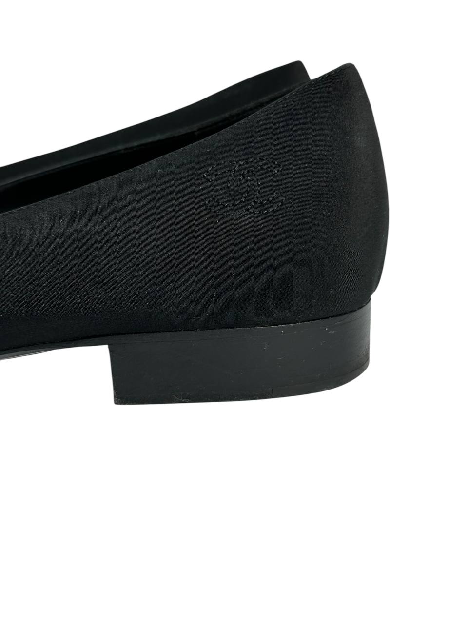 Ballet Flats with Bow and Crystal-Embellished Star