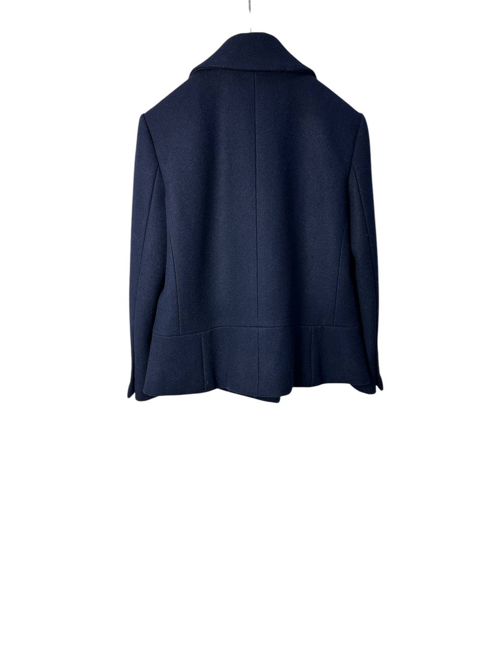 Structured peacoat — power in simplicity