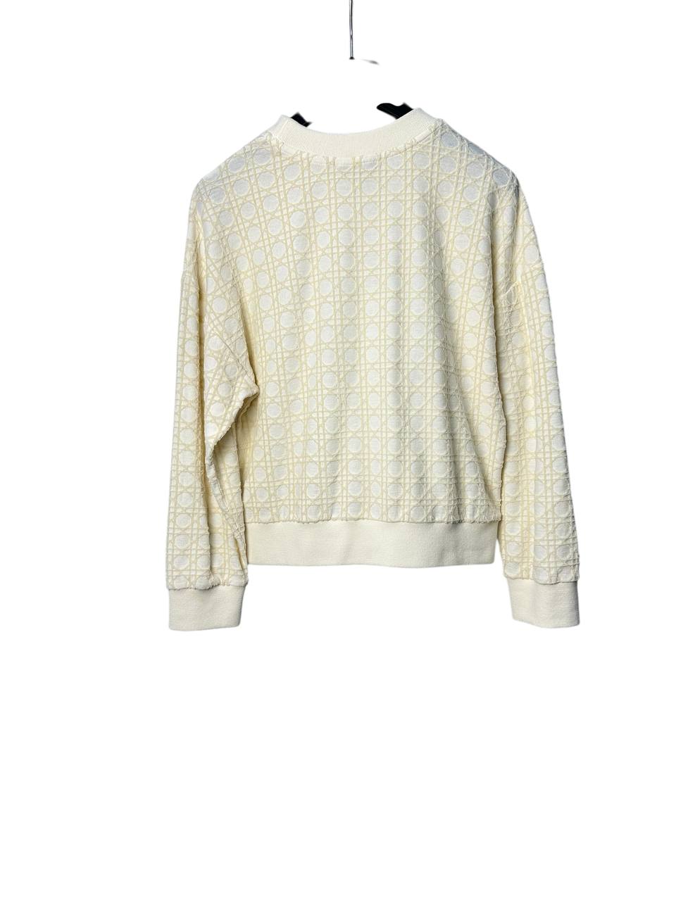 Light cotton sweatshirt with textured logo