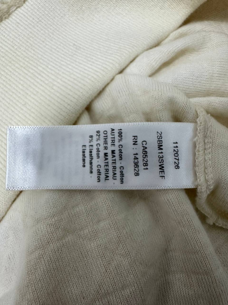 Light cotton sweatshirt with textured logo