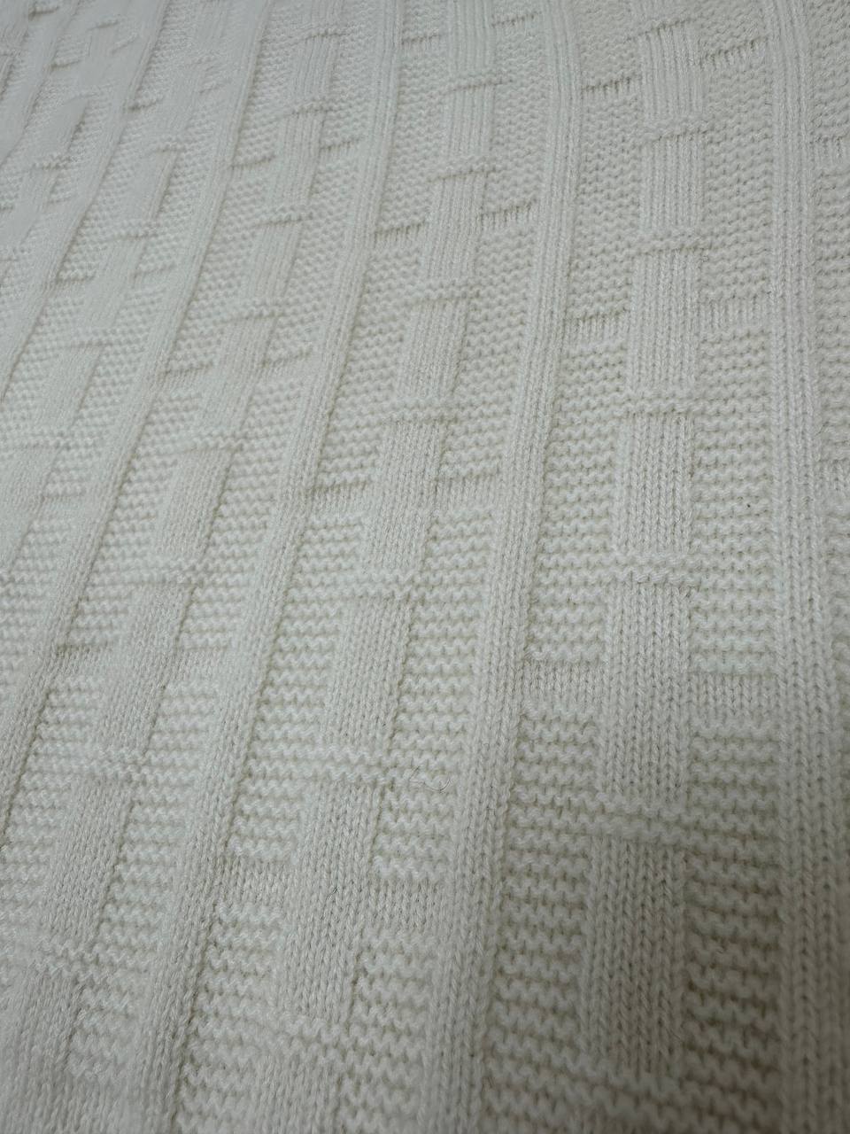 Wool knitted set with short sleeves