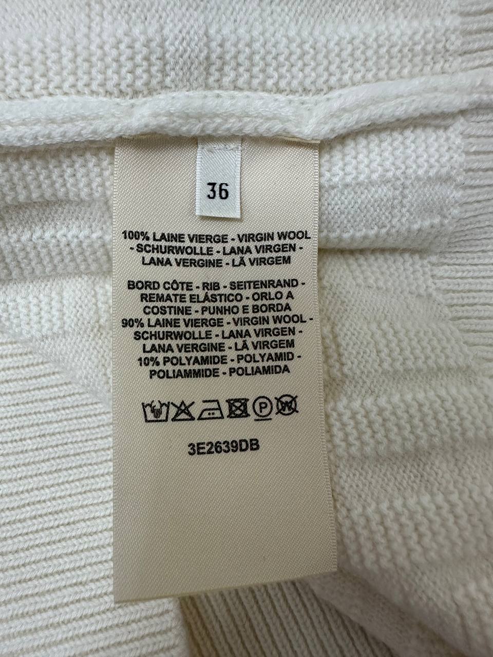 Wool knitted set with short sleeves