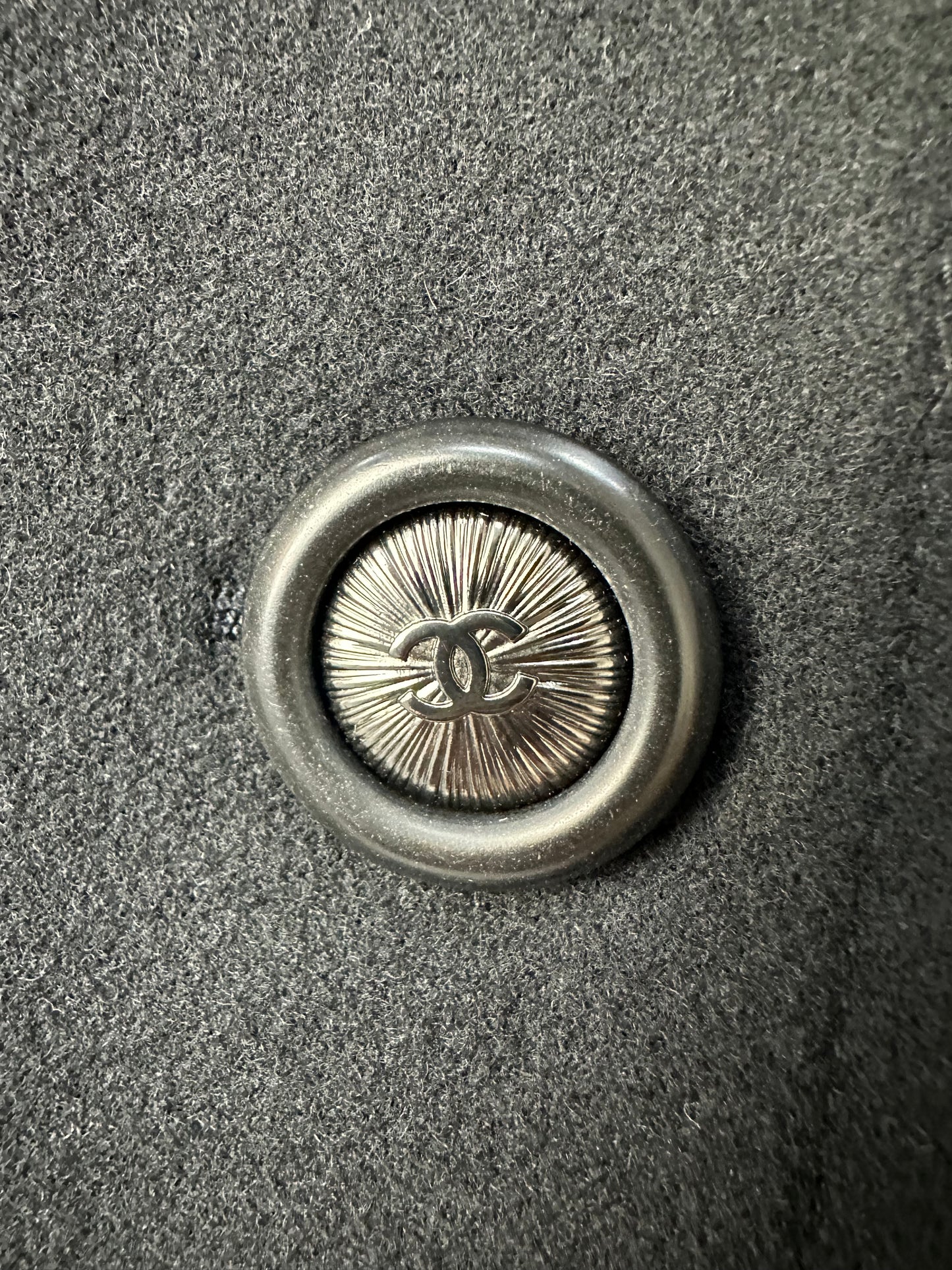 Chanel double-breasted wool coat