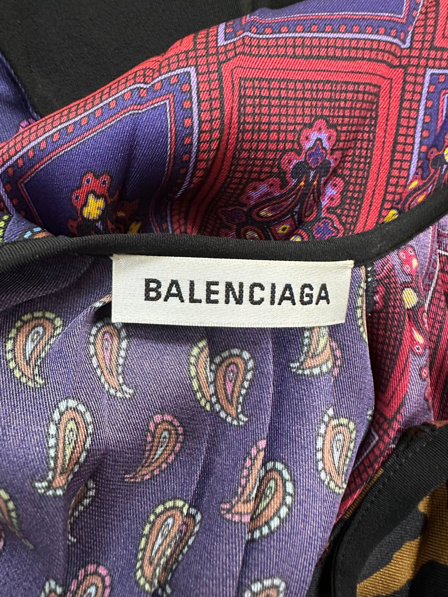 Asymmetric printed dress