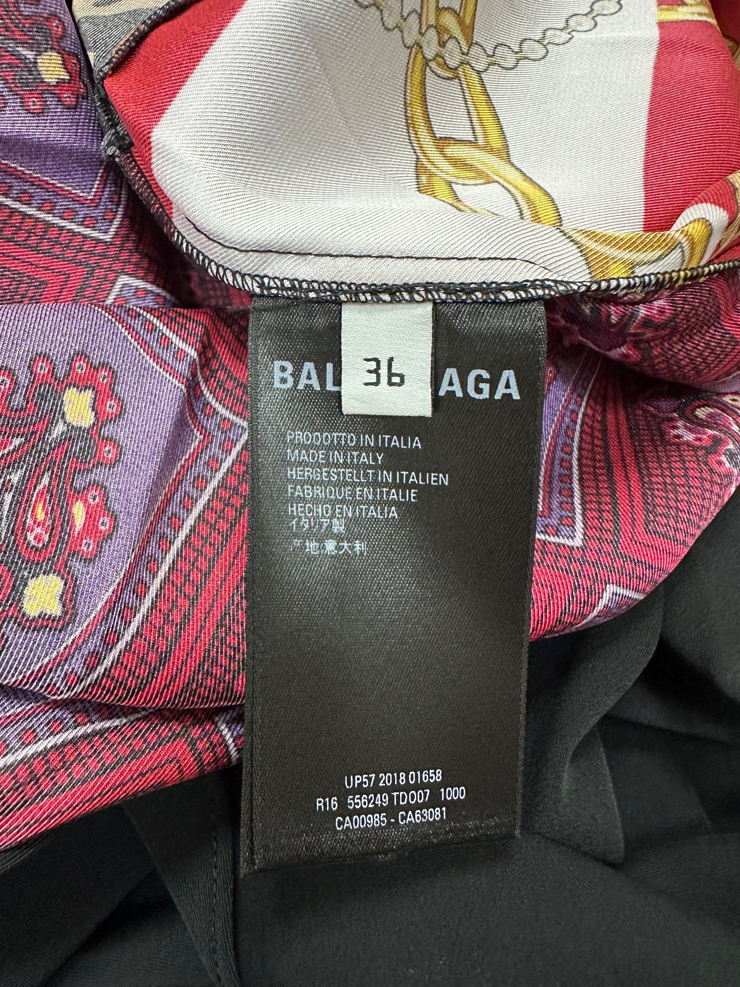 Asymmetric printed dress