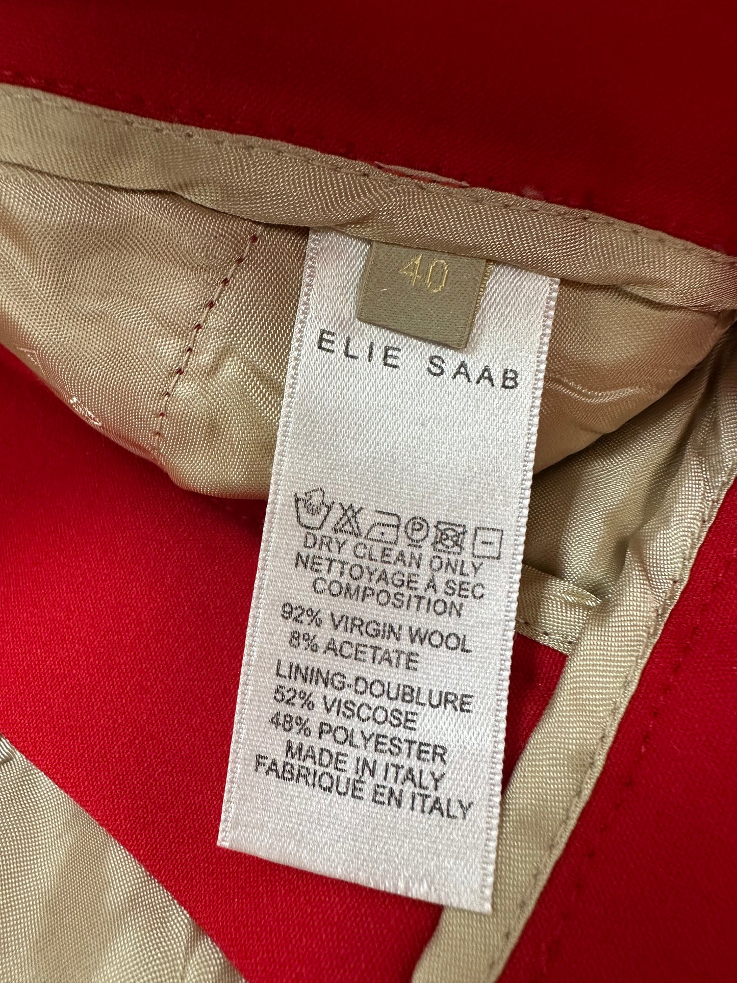 Suit with palazzo trousers