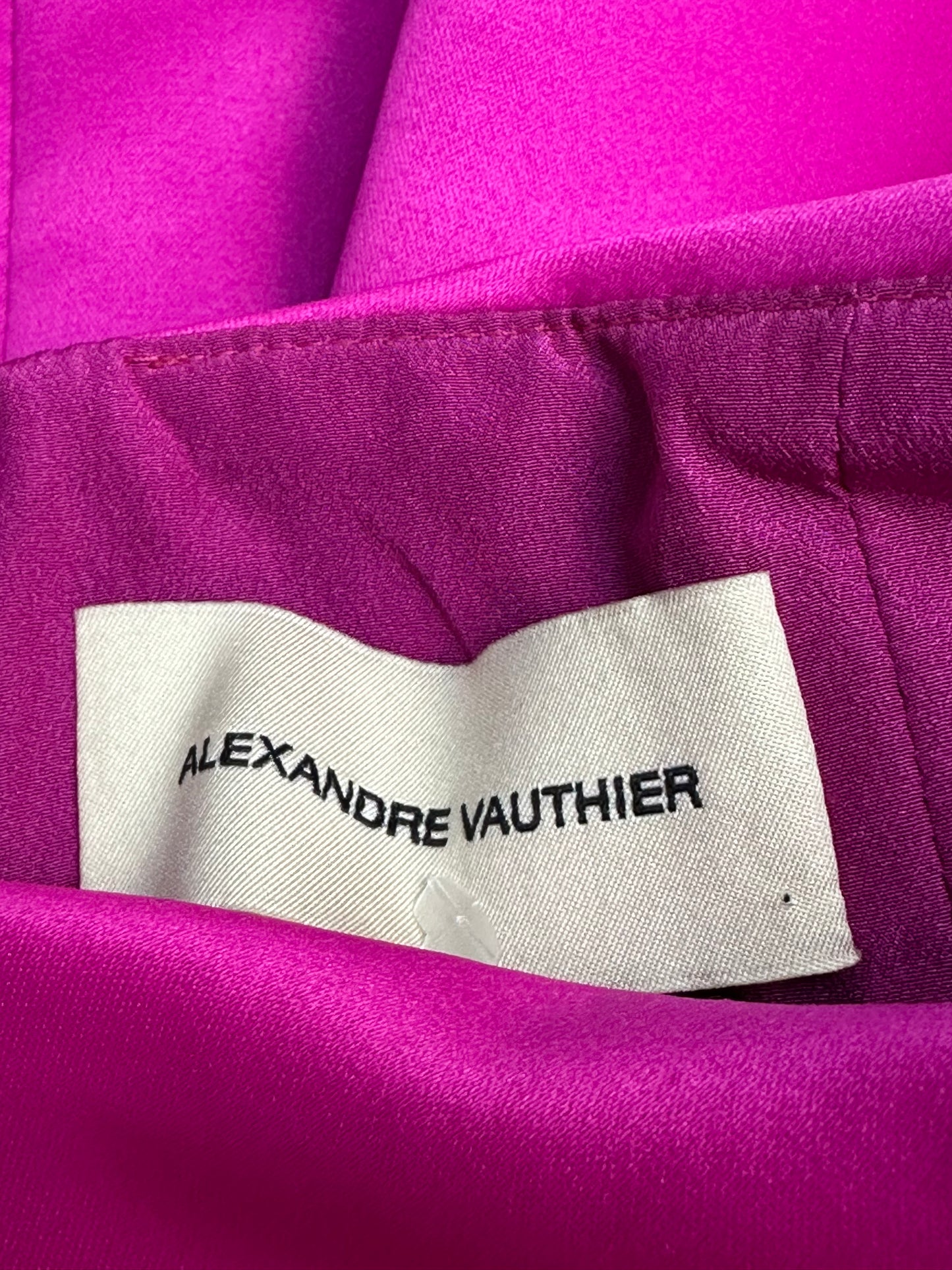 Mini skirt satin fuchsia