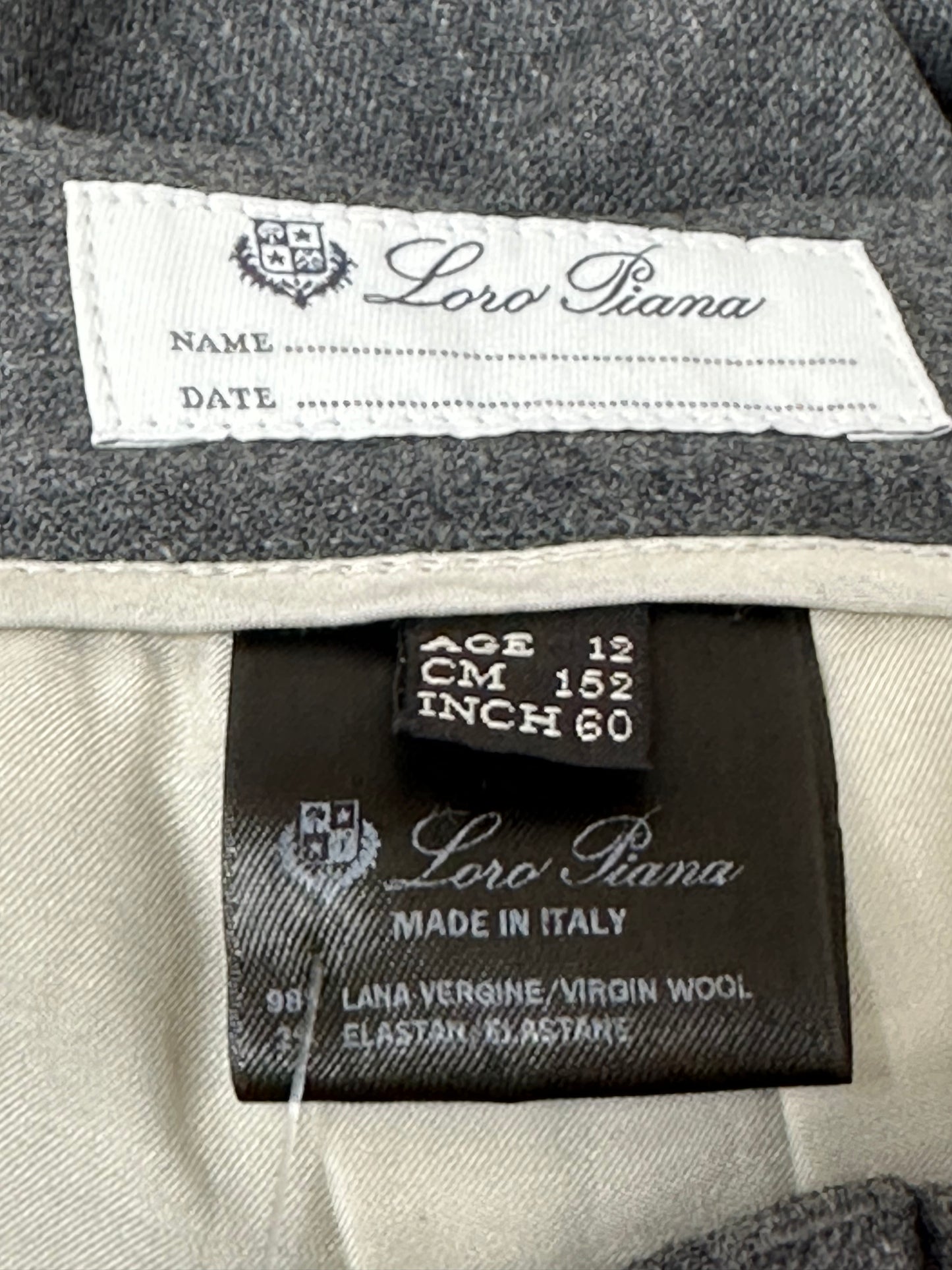 Wool blend wide-leg trousers