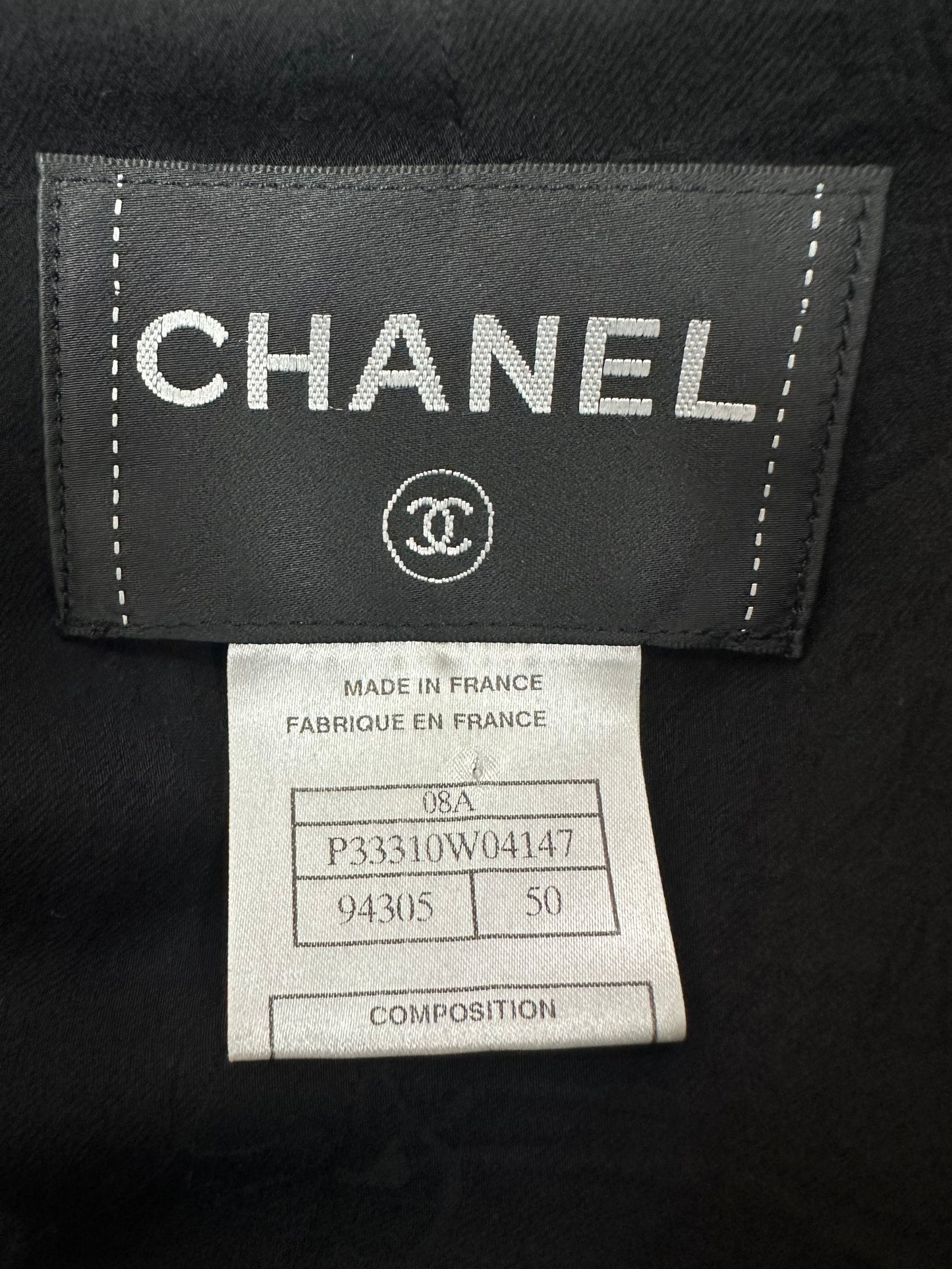 Black wool suit with silk lining