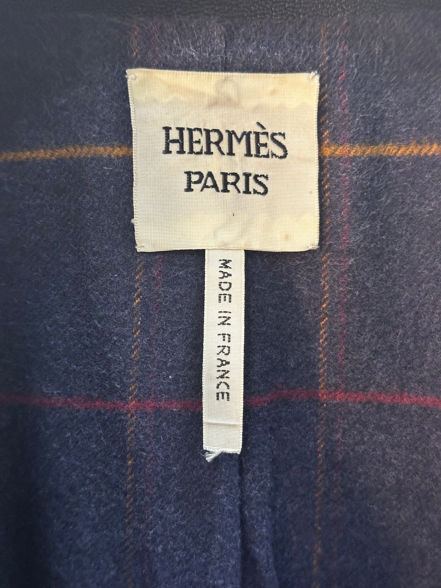 Minimalist leather jacket