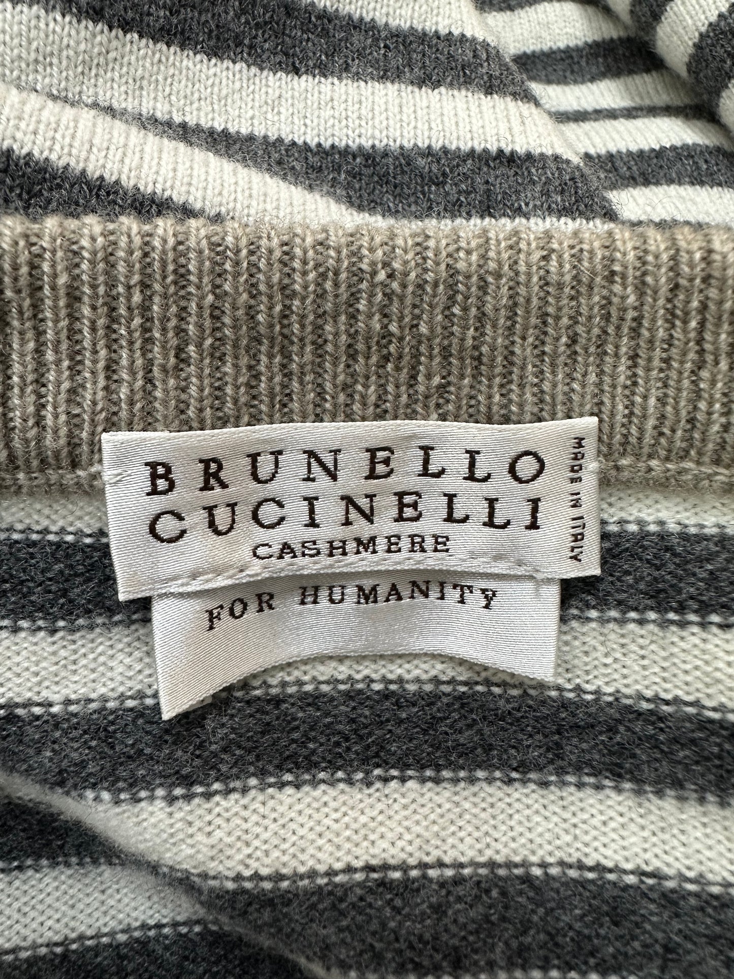 Striped cashmere sweater