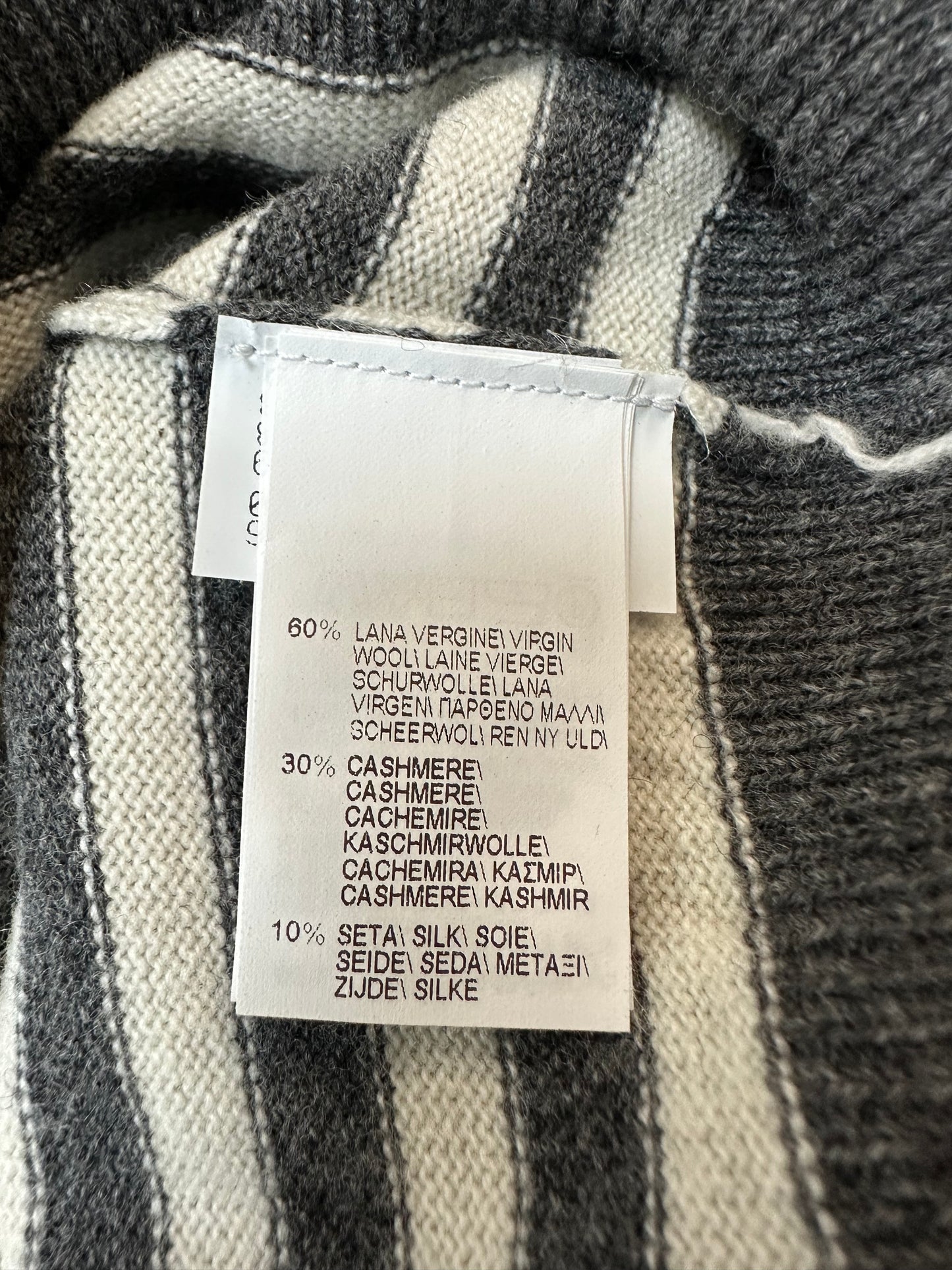 Striped cashmere sweater