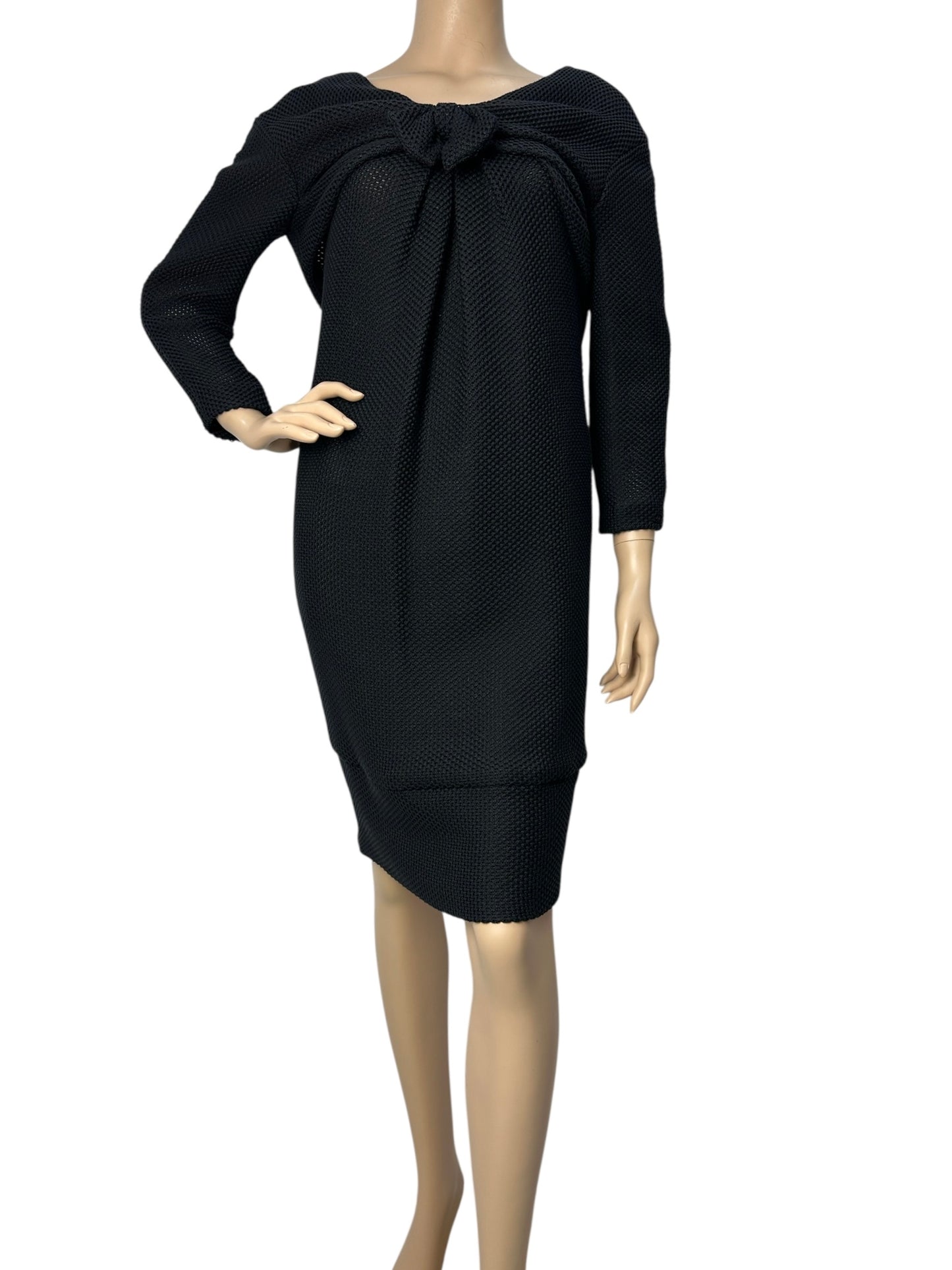 Dress with bow detail