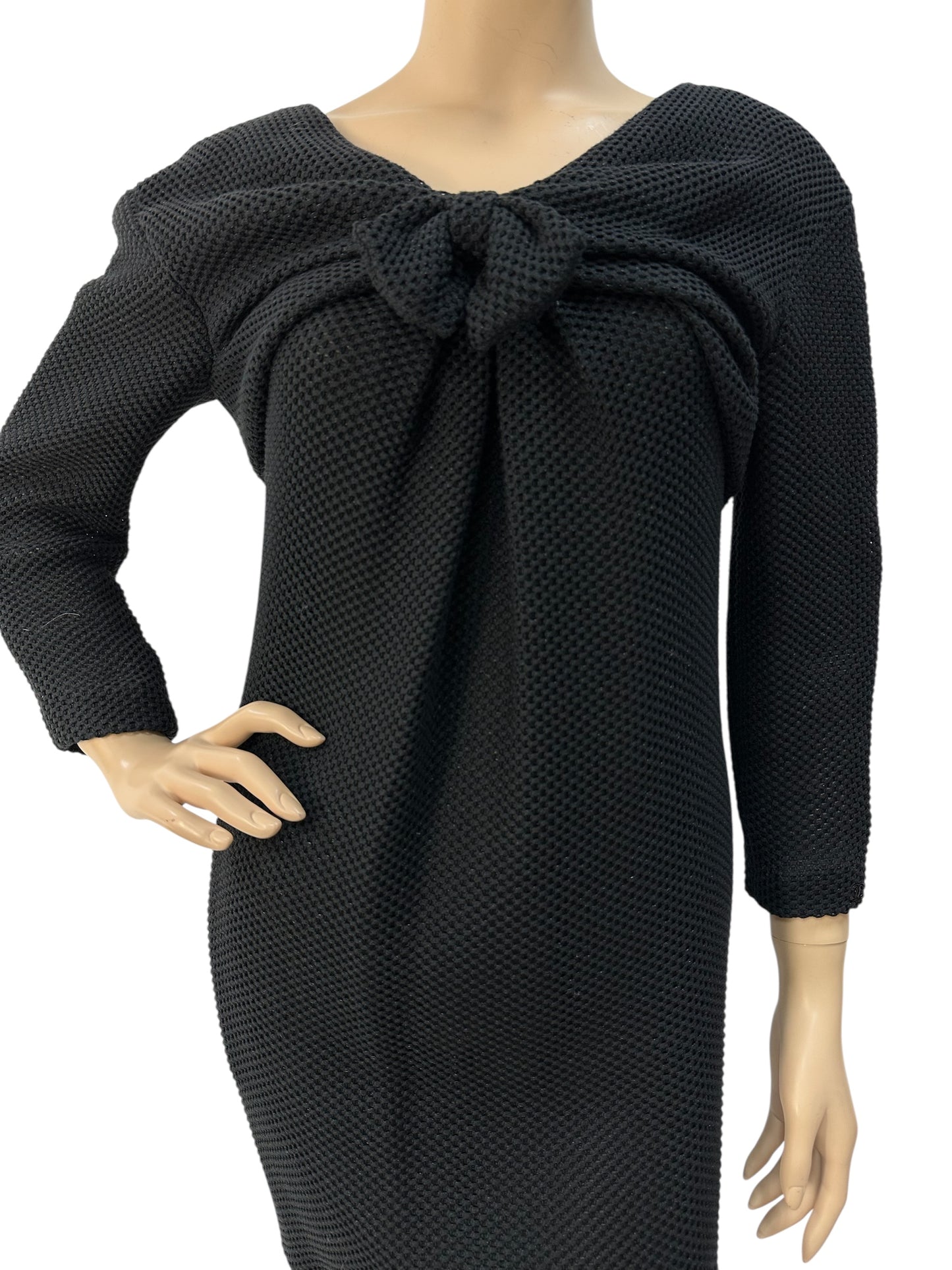 Dress with bow detail