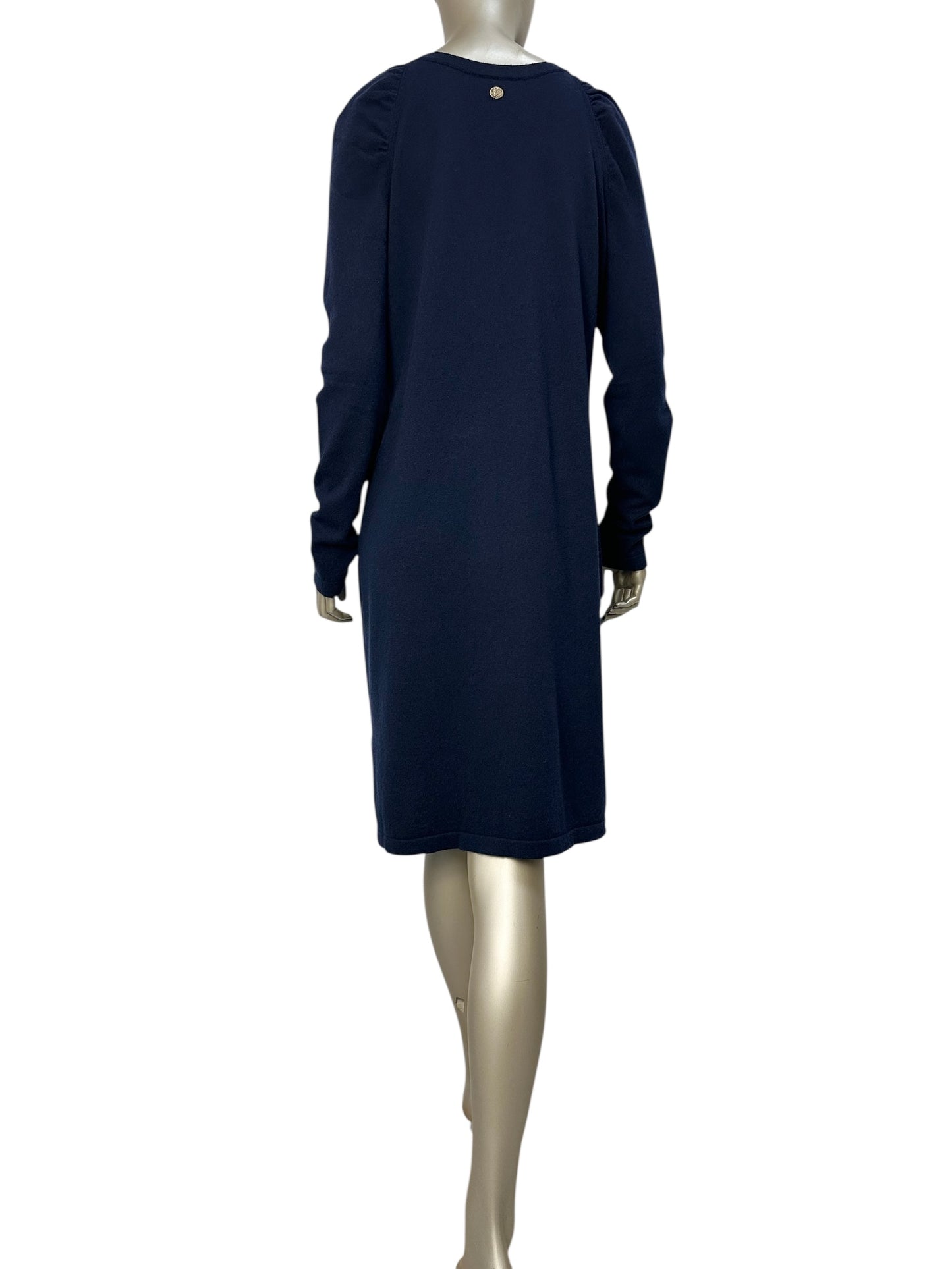 Dark blue cashmere dress